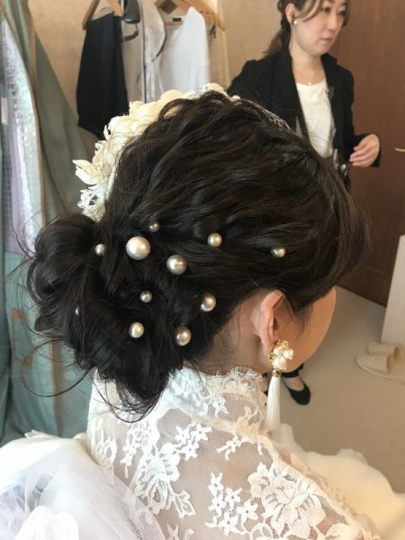 ウェディングヘアスタイル,花嫁,プレ花嫁