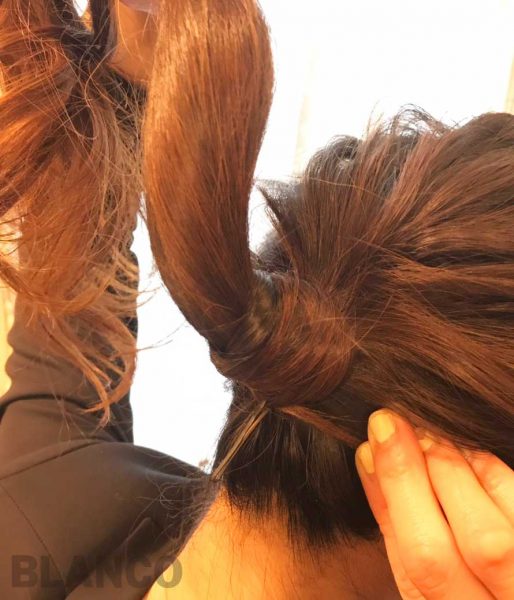 ロング,アレンジ,ヘアアレンジ,簡単,テクニック,自分でできる