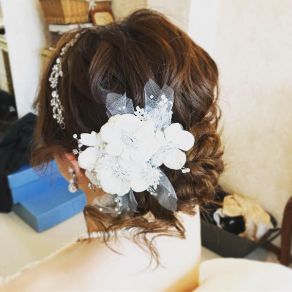 花嫁,ブライダル,ブライダルヘアスタイル