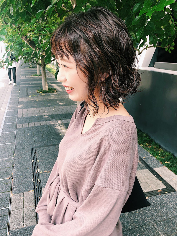 パーマ,ウェットヘアスタイル,パーマ,ウェットヘアスタイリング剤