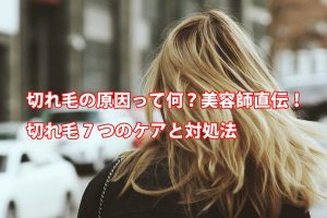 切れ毛 原因,切れ毛,原因